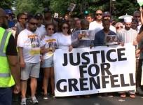 Silent march through London for Grenfell Tower fire victims