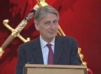UK Chancellor Philip Hammond mocks predecessor George Osborne