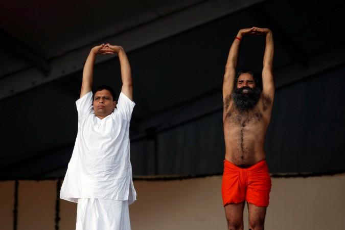Baba Ramdev celebrates International Yoga Day 2017 in Ahmedabad Baba Ramdev celebrates International Yoga Day 2017 in Ahmedabad