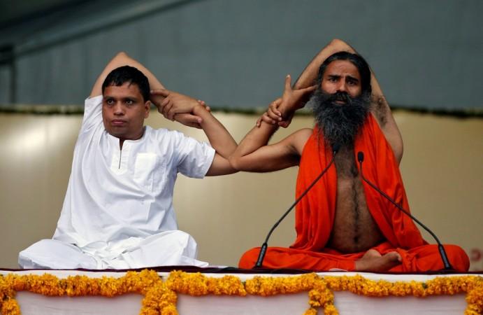 Baba Ramdev celebrates International Yoga Day 2017 in Ahmedabad Baba Ramdev celebrates International Yoga Day 2017 in Ahmedabad