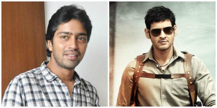 Allari Naresh with Mahesh Babu. Allari Naresh with Mahesh Babu