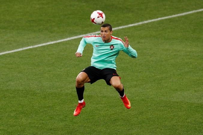 Cristiano Ronaldo. Russia vs Portugal, Russia vs Portugal Confederations Cup 2017, Confederations Cup 2017, Cristiano Ronaldo, Fedor Smolov