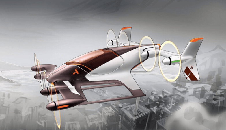 The Airbus Vahana concept self-flying plane. Airbus Vahana