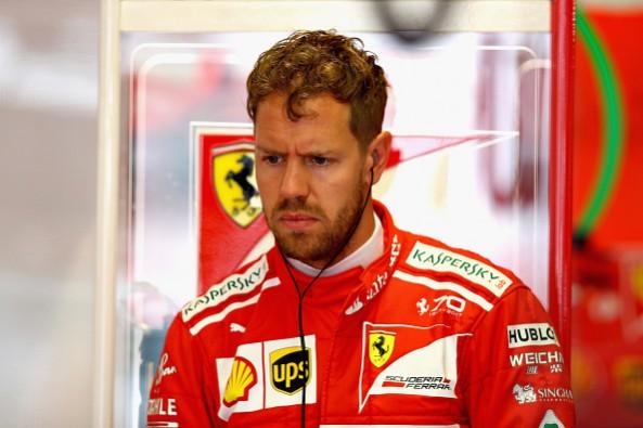 Sebastian Vettel. Lewis Hamilton, Sebastian Vettel, Azerbaijan Grand Prix 2017, Formula One, Valtteri Bottas