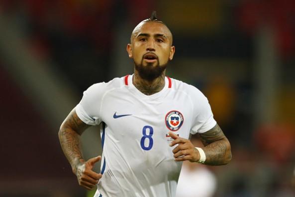 Arturo Vidal. Germany vs Chile, Confederations Cup 2017, Confederations Cup, Alexis Sanchez, Arturo Vidal, Julian Draxler, Lars Stindl