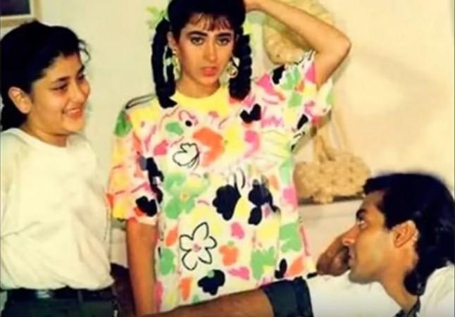 Kareena Kapoor, Karisma Kapoor and Salman Khan Kareena Kapoor, Karisma Kapoor and Salman Khan