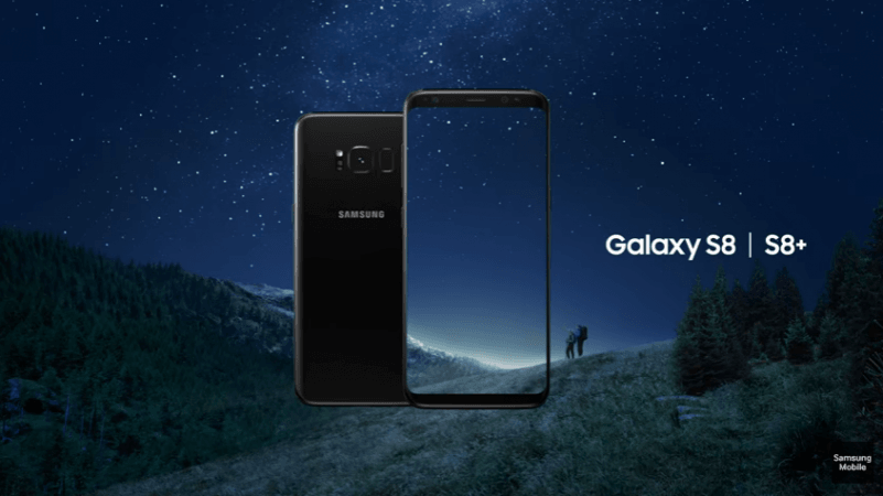 The Samsung Galaxy S8. Samsung Galaxy S8