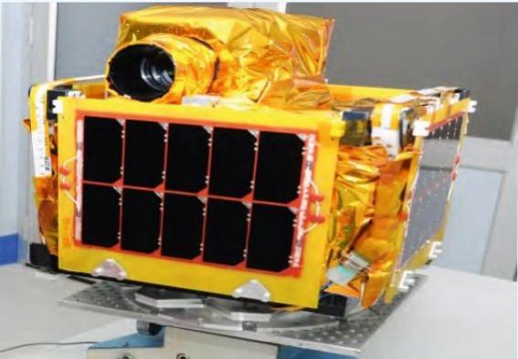 In picture: The NIUSAT satellite built by students of the Noorul Islam University. NIUSAT