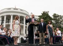 Melania Trump Donald Trump Congressional picnic