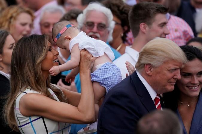 Melania Trump Donald Trump Congressional picnic