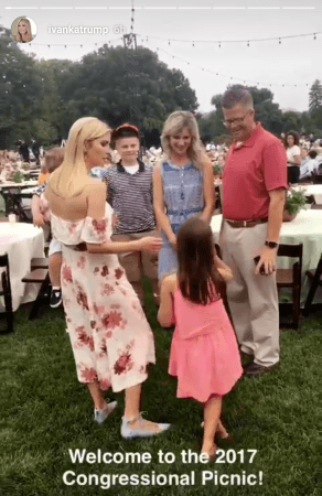 Ivanka Trump Donald Trump Congressional picnic