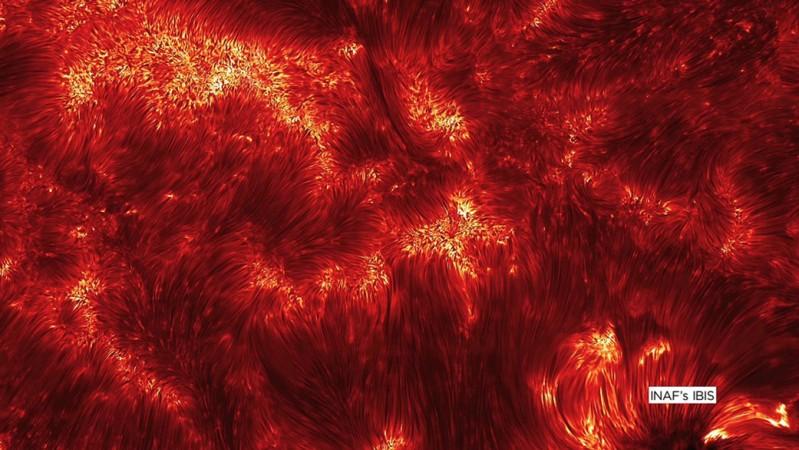 At any given moment, as many as 10 million wild jets of solar material burst on the Sun's surface. They erupt as fast as 60 miles per second and can reach lengths of 6,000 miles before collapsing. nasa, IRIS, Sun, Sun's spicules, space,