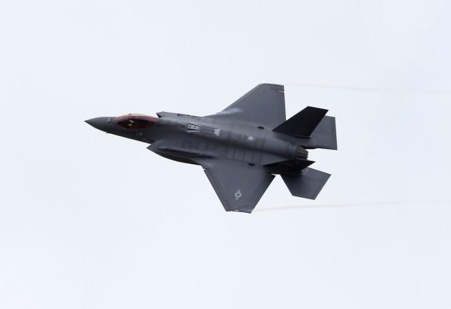 U.S. Air Force F-35A Lightning II fighter flies over Amari air base, Estonia, April 25, 2017. U.S. Air Force F-35A Lightning II fighter flies over Amari air base, Estonia