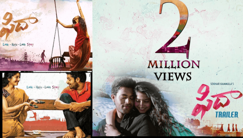 Sai Pallavi's Fidaa movie trailer has gone viral on social media. Sai Pallavi, Fidaa, fidaa trailer