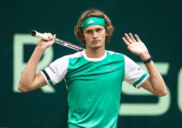 Alexander Zverev. Roger Federer, Alexander Zverev, Roger Federer vs Alexander Zverev, Gerry Weber Open final, Halle Open 2017 final
