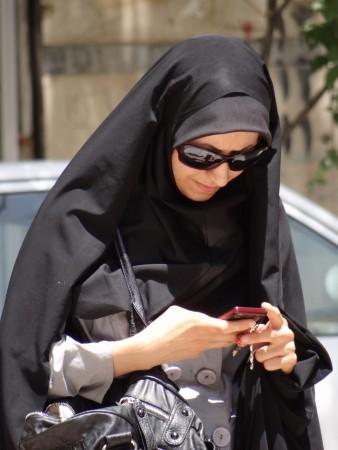 Working woman wearing Hijab