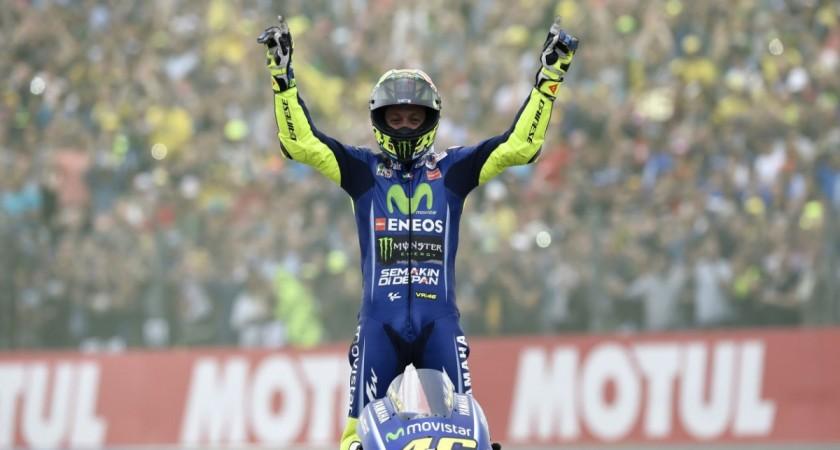 Valentino Rossi after winning at Motul TT Assen Valentino Rossi after winning at Motul TT Assen