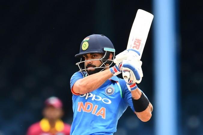 Virat Kohli was in a punishing mood in the second ODI, June 25, 2017 Virat Kohli, India, West Indies, 2nd ODI, series
