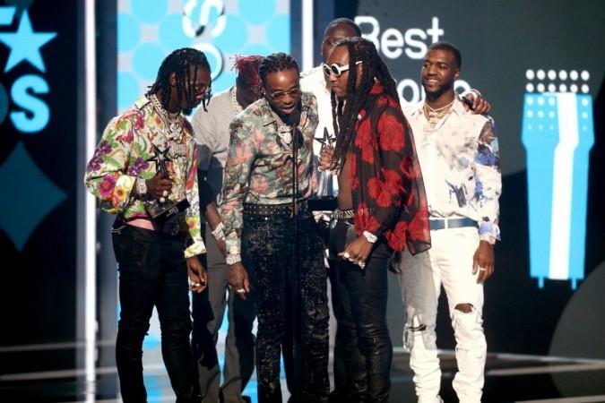 Migos bagged the best group award. Migos
