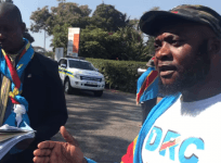 South African President Zuma hosting illegitimate DRC President Kabila say protesters