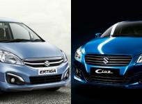 Maruti Suzuki Ertiga, Ciaz