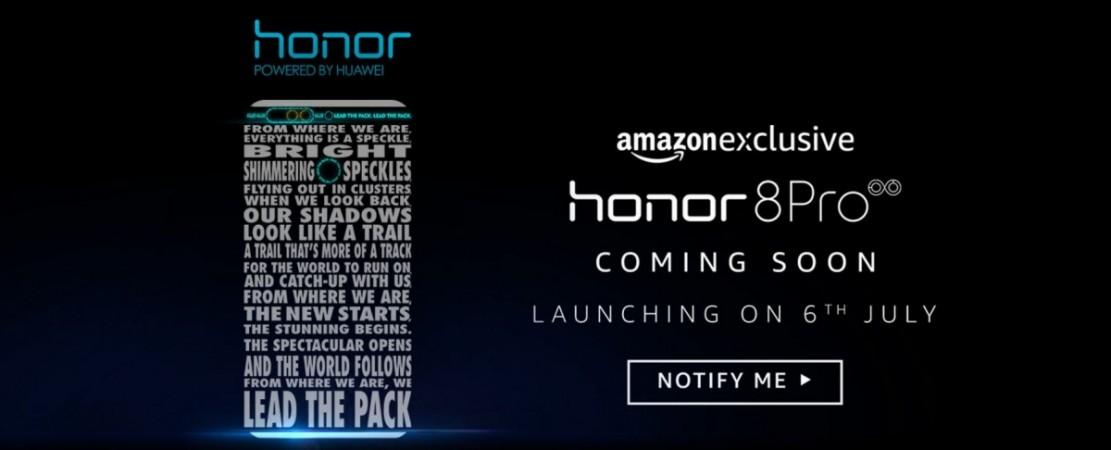 Huawei's Honor 8 Pro India release date details revealed Huawei, Honor 8 Pro, India, launch, price, Amazon,