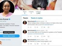 Meira Kumar Twitter Handle