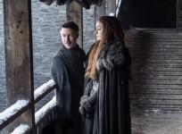 Sansa Stark and Petyr Baelish in Game of Thrones