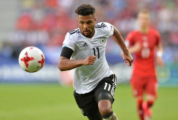 Serge Gnabry. England U21, Germany U21, England U21 vs Germany U21, Euro Under-21 Championship, Euro Under-21 Championship semi-final