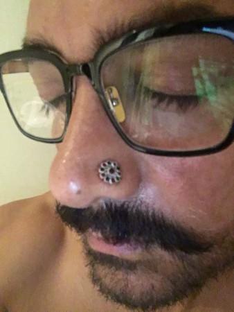 Aamir Khan's permanent nose piercing for Thugs of Hindostan Aamir Khan, Thugs of Hindostan