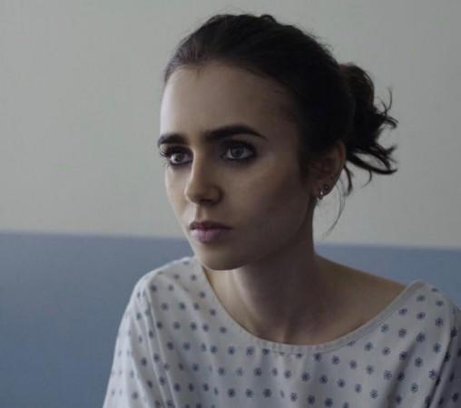 Lily Collins in the Netflix film To The Bones Lily Collins