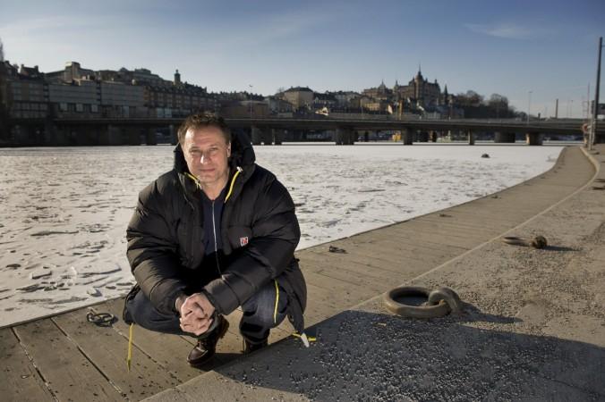 Swedish actor Michael Nyqvist clicked on February 20, 2009, in the Slussen district of Stockholm, where the intrigue of the film based on the book trilogy 'Millenium' took place. Michael Nyqvist