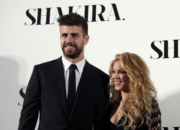 Gerard Pique and his wife Shakira Shakira and Gerard Pique
