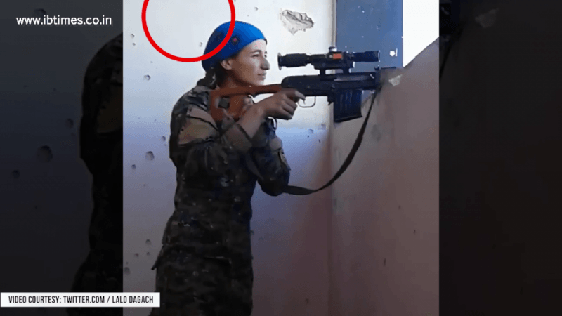 The Kurdish YPJ Sniper who was almost hit by an ISIS Sniper in Mosul. Sniper-Wars: This Kurdish YPJ Sniper was almost hit by an ISIS Sniper