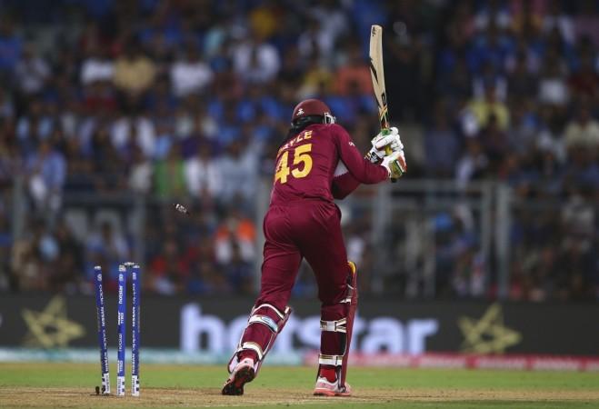 Royal Challengers Bangalore's Chris Gayle was Thampi's first IPL scalp Chris Gayle