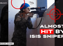 Sniper-Wars: This Kurdish YPJ Sniper was almost hit by an ISIS Sniper