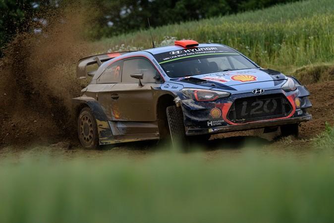 Dani Sordo at Rally Polland Thierry Neuville, Rally Polland 2017