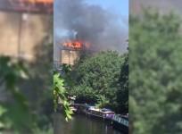 Fire erupts at block of flats near east Londons Bethnal Green