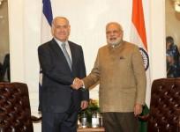 Israel Prime Minister Benjamin Netanyahu and Prime Minister Narendra Modi