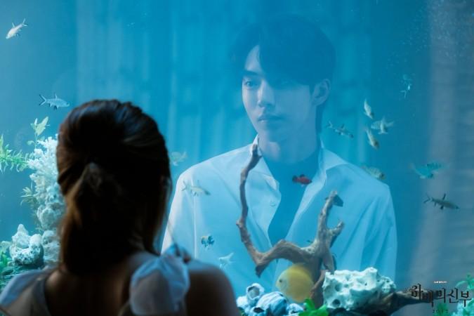 Shin Se Kyung as So Ah and Nam Joo Hyuk as Ha Baek in Bride Of The Water God. Bride Of The Water God