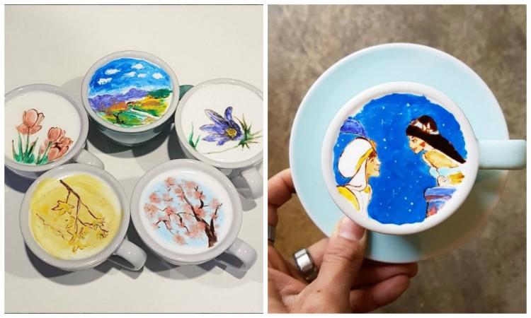 South Korean barista is stealing hearts with latte art Coffee art