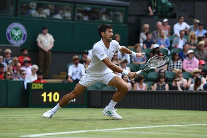 Novak Djokovic. Novak Djokovic, Wimbledon 2017, Djokovic vs Pavlasek,
