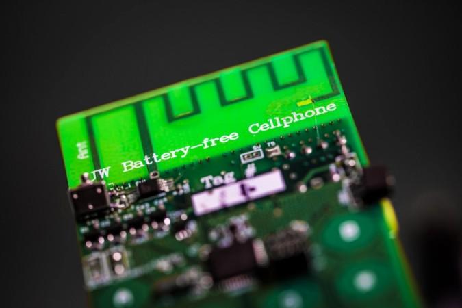 UW engineers have designed the first battery-free cellphone that can send and receive calls using only a few microwatts of power. battery-free phone