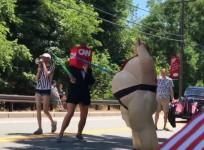 Donald Trump duels with CNN in Fourth of July lightsaber showdown