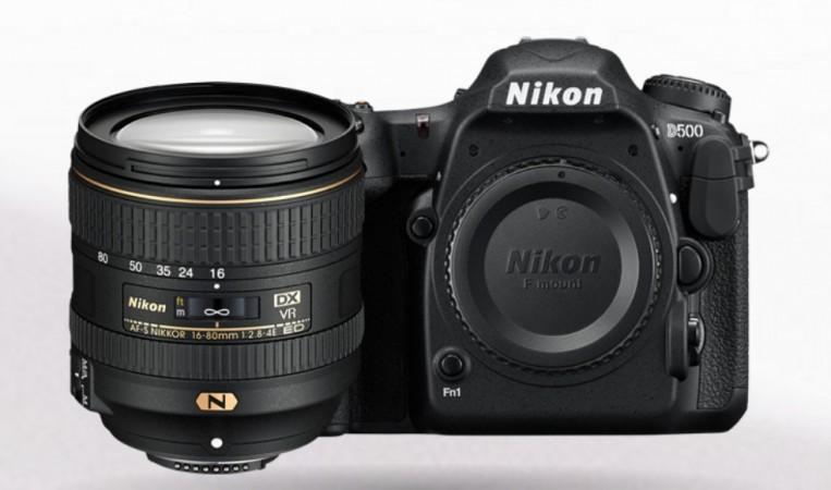 Nikon D500 DSLR camera as seen on the company's website Nikon D500 DSLR camera as seen on the company's website