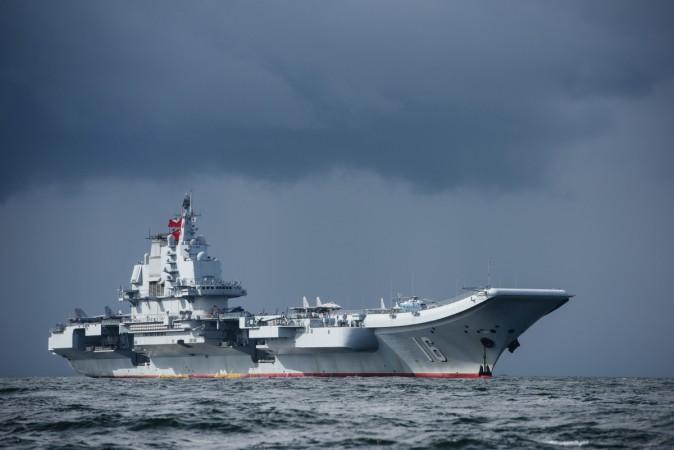 China's sole aircraft carrier, the Liaoning, arrives in Hong Kong waters on July 7, 2017, less than a week after a high-profile visit by Chinese President Xi Jinping. Liaoning