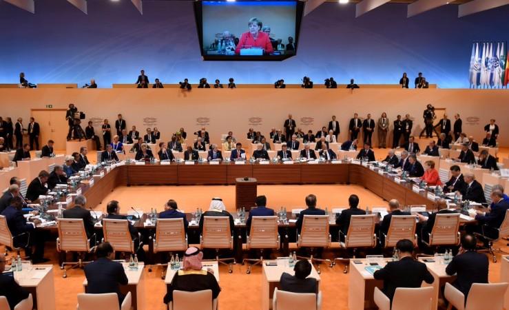 In picture: World leaders at the G20 Summit in Hamburg, Germany on Friday, July 7, 2017. G20 Summit