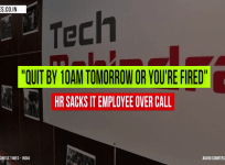Tech Mahindra IT employee told to resign by 10am, call recording goes viral