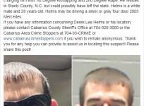 Rape suspects comments on his post