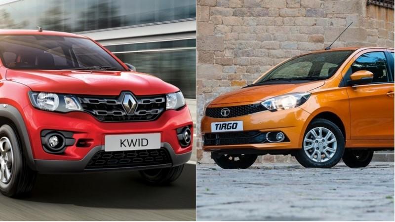Renault Kwid and Tata Tiago Renault Kwid vs Tata Tiago